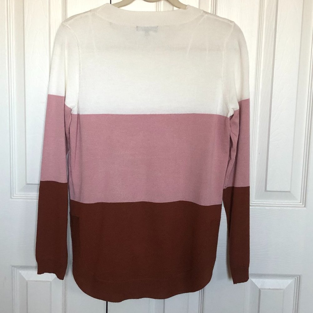 Lety & Me brand Angelina color blocked pullover